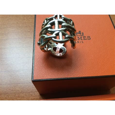 bague encre hermes|bague chain d'ancre hermes.